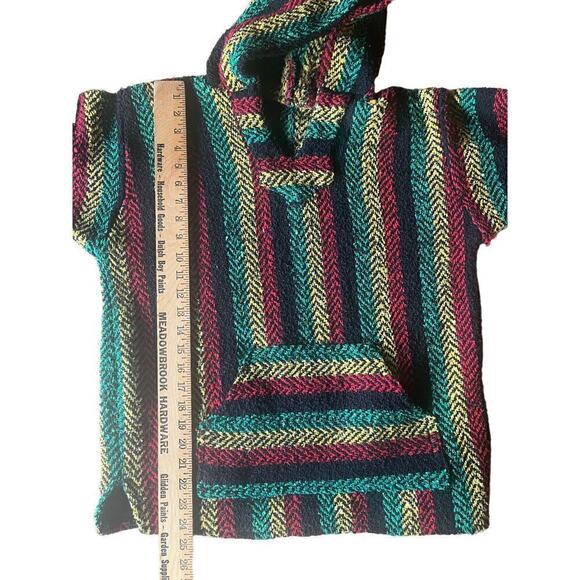 Rastafari hooded sweatshirt/pullover. Unisex. Red/Green/Yellow. Jamaica - Picture 5 of 5